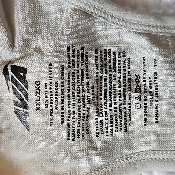 NWOT AVIA XXL cheetah print Sports bra, 36DDD - Picture 2 of 4